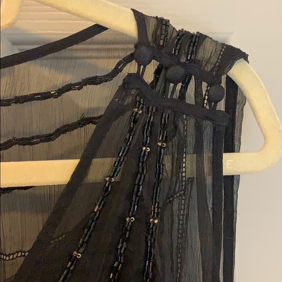 Black Blouse with Detailing - Picture 3 of 3